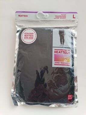 Uniqlo Kids Extra Warm Heattech Black Legging Thermal Winter Base Layer Girls L